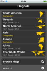 Flagpole for iPhone Screenshot