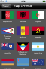 Flagpole for iPhone Screenshot
