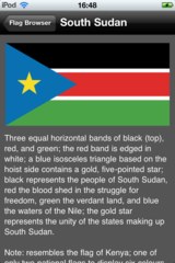 South Sudan in Flagpole