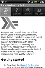 Tag wiki view